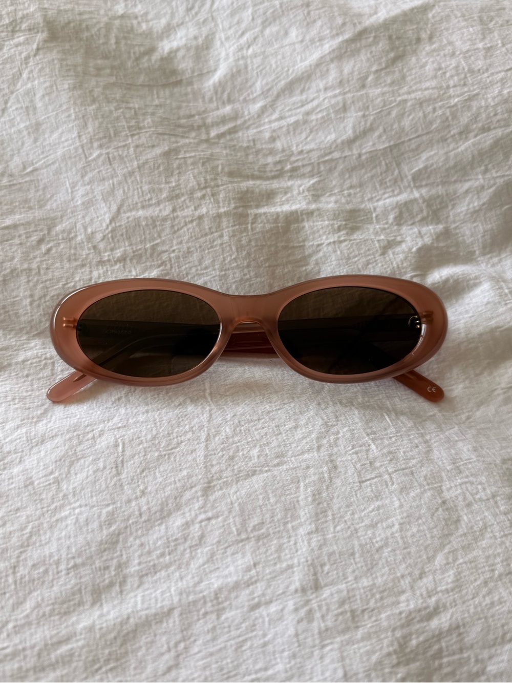 STATUS ANXIETY Oval Pink Tinted Sunglasses